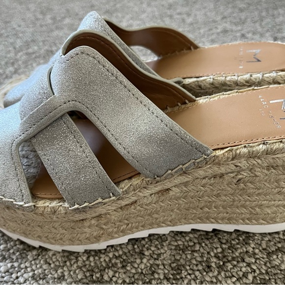 Marc Fisher espadrille platform slides - Picture 2 of 4